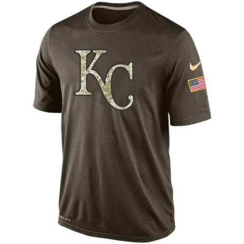 Men's Kansas City Royals Salute To Service Nike Dri-FIT T-Shirt